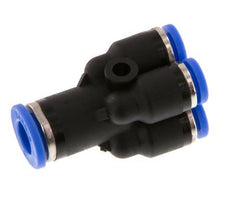 Racor en Y de 4mm x 6mm para colectores Latón/PA 66 NBR [2 piezas]