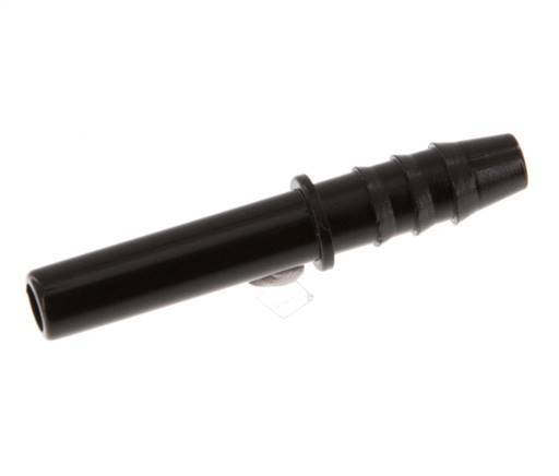 Racor de 6mm x 5mm con pilar de manguera PA 66 NBR [5 piezas]
