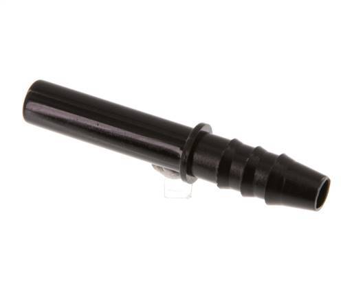 Racor de 6mm x 5mm con pilar de manguera PA 66 NBR [5 piezas]