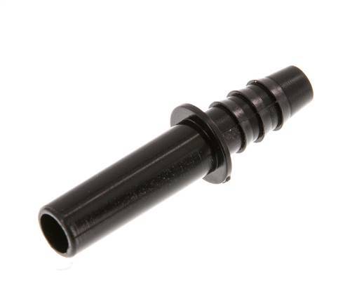 Racor de 8mm x 6mm con pilar de manguera PA 66 NBR [5 piezas]