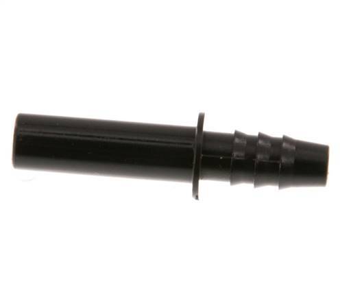 Racor de 8mm x 6mm con pilar de manguera PA 66 NBR [5 piezas]