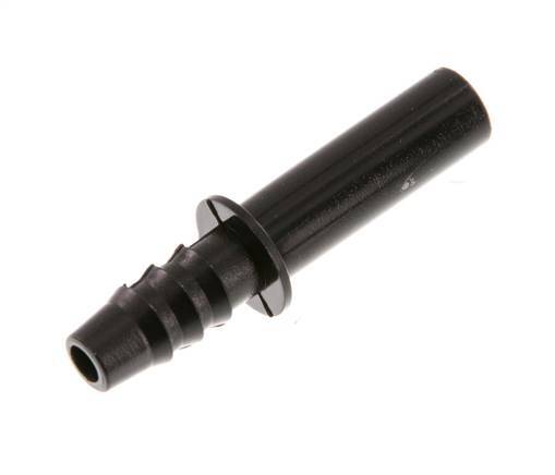 Racor de 8mm x 6mm con pilar de manguera PA 66 NBR [5 piezas]