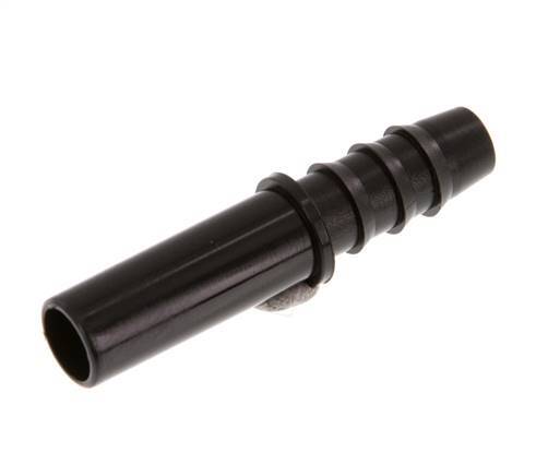 Racor de 10mm x 8mm con pilar de manguera PA 66 NBR [2 piezas]