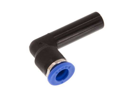 Racor de 6mm x 8mm 90deg con enchufe PA 66 NBR [2 piezas]