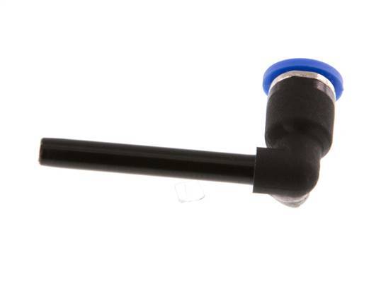 Racor de 4mm x 4mm 90deg con manguito largo de PA 66 NBR [2 piezas]