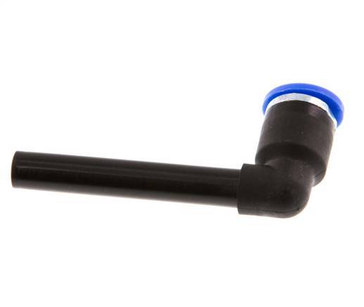 Racor de 6mm x 6mm 90deg con manguito largo de PA 66 NBR [2 piezas]