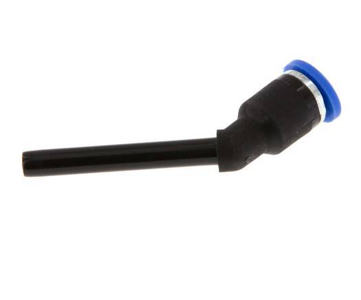 Racor de 4mm x 4mm 45deg con manguito largo de PA 66 NBR [2 piezas]