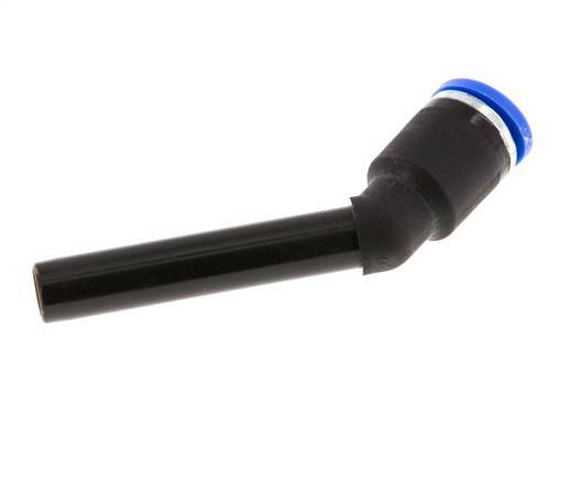 Codo de 8mm x 8mm 45deg con manguito largo PA 66 NBR [2 piezas]
