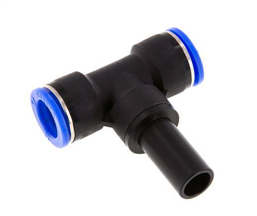 Racor en T de 16mm x 16mm con enchufe PBT NBR