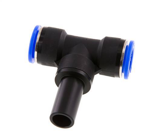 Racor en T de 16mm x 16mm con enchufe PBT NBR