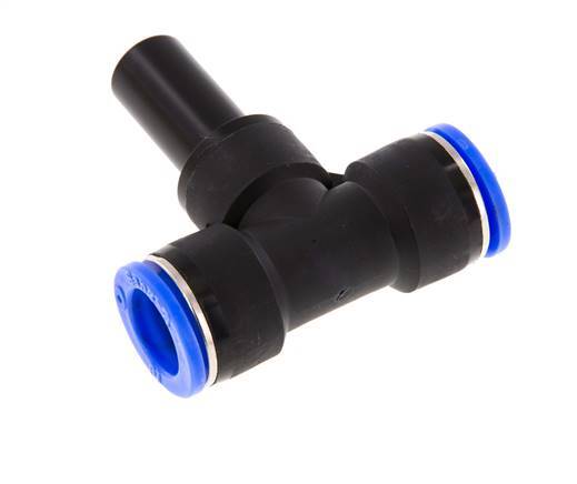 Racor en T de 16mm x 16mm con enchufe PBT NBR