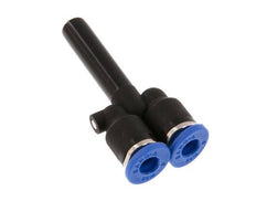 Racor en Y de 4mm x 6mm con enchufe PA 66 NBR [2 piezas]