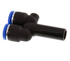 Racor rápido en Y de 10 mm x 12 mm con enchufe PA 66 NBR