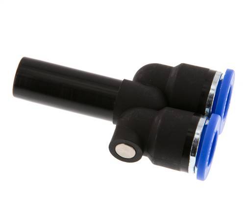 Racor rápido en Y de 10 mm x 12 mm con enchufe PA 66 NBR