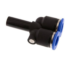 Racor rápido en Y de 12 mm x 12 mm con enchufe PA 66 NBR