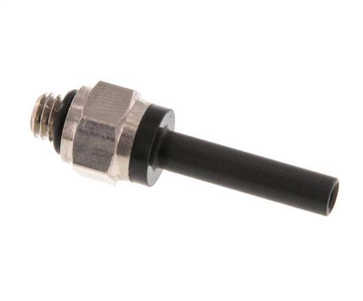 Racor de 4mm x M 5 con rosca macho Latón/PA 66 NBR [5 Piezas]