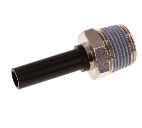 Racor de 8mm x R3/8'' con rosca macho Latón/PA 66 NBR [5 Piezas]