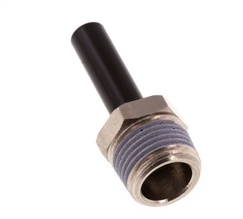 Racor de 8mm x R3/8'' con rosca macho Latón/PA 66 NBR [5 Piezas]