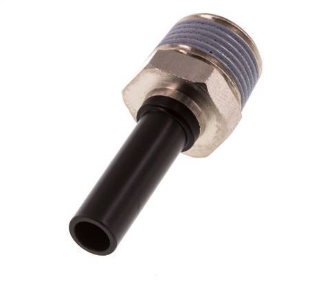 Racor de 8mm x R3/8'' con rosca macho Latón/PA 66 NBR [5 Piezas]
