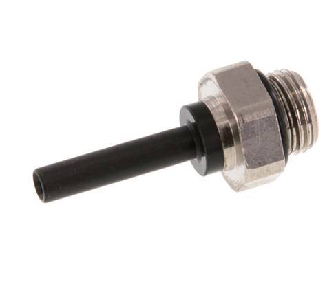 Racor de 4mm x G1/8'' con rosca macho Latón/PA 66 NBR [5 Piezas]