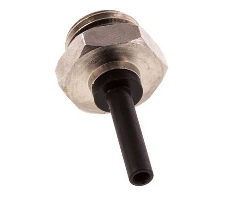 Racor de 4mm x G1/4'' con rosca macho Latón/PA 66 NBR [5 Piezas]