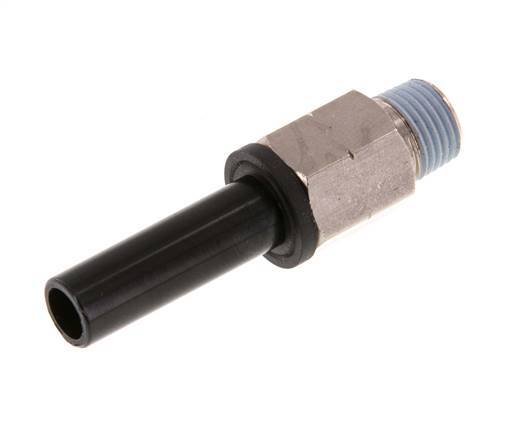 Racor de 8mm x 1/8'' NPT con rosca macho latón/PA 66 NBR [2 piezas]