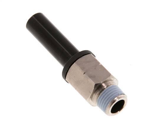 Racor de 8mm x 1/8'' NPT con rosca macho latón/PA 66 NBR [2 piezas]