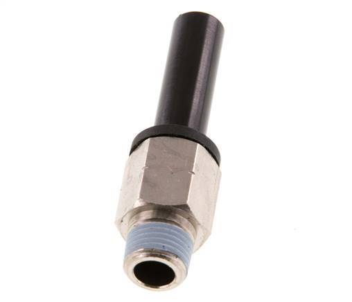 Racor de 8mm x 1/8'' NPT con rosca macho latón/PA 66 NBR [2 piezas]