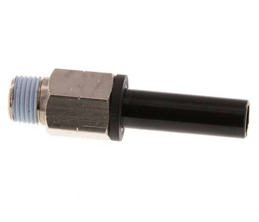 Racor de 8mm x 1/8'' NPT con rosca macho latón/PA 66 NBR [2 piezas]