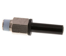 Racor de 8mm x 1/8'' NPT con rosca macho latón/PA 66 NBR [2 piezas]
