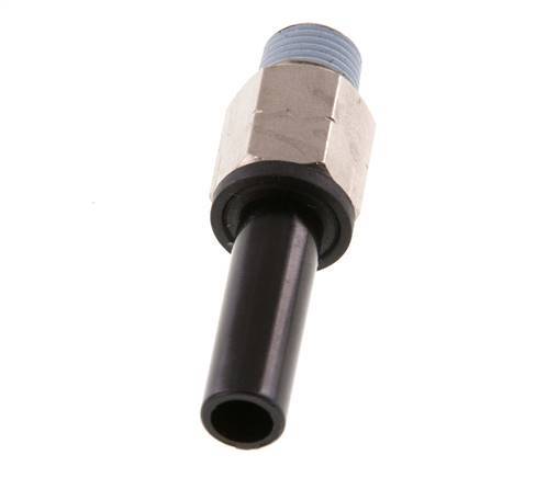 Racor de 8mm x 1/8'' NPT con rosca macho latón/PA 66 NBR [2 piezas]
