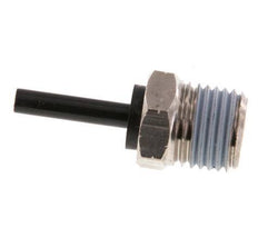 Racor de 4mm x 1/4'' NPT con rosca macho latón/PA 66 NBR [2 piezas]