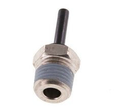 Racor de 4mm x 1/4'' NPT con rosca macho latón/PA 66 NBR [2 piezas]