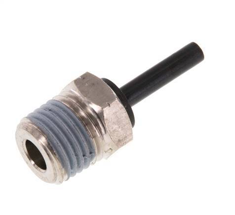 Racor de 4mm x 1/4'' NPT con rosca macho latón/PA 66 NBR [2 piezas]