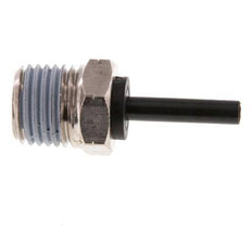 Racor de 4mm x 1/4'' NPT con rosca macho latón/PA 66 NBR [2 piezas]