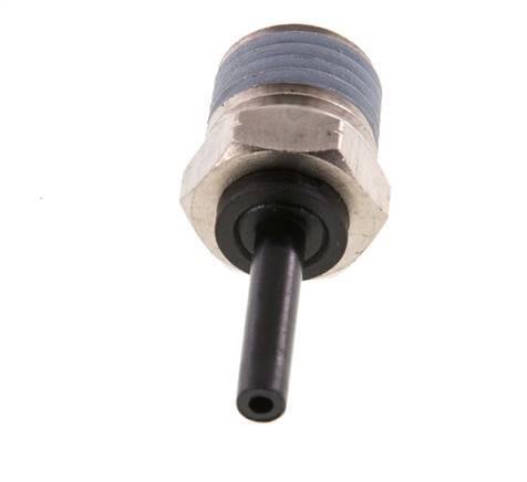 Racor de 4mm x 1/4'' NPT con rosca macho latón/PA 66 NBR [2 piezas]