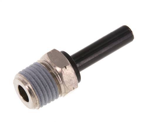 Racor de 6mm x 1/4'' NPT con rosca macho latón/PA 66 NBR [2 piezas]