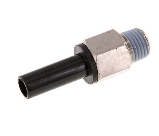 Racor de 10mm x 1/4'' NPT con rosca macho latón/PA 66 NBR [2 piezas]