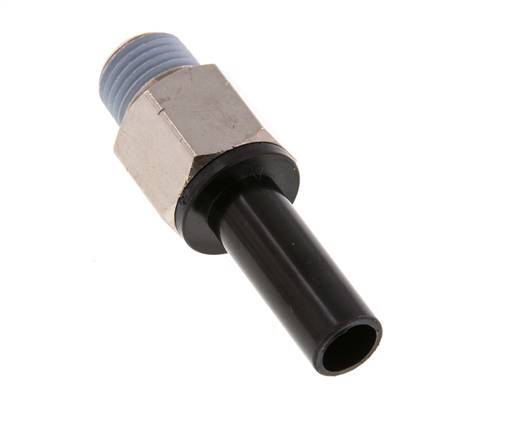 Racor de 10mm x 1/4'' NPT con rosca macho latón/PA 66 NBR [2 piezas]