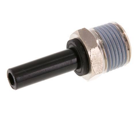 Racor de 8mm x 3/8'' NPT con rosca macho latón/PA 66 NBR [2 piezas]