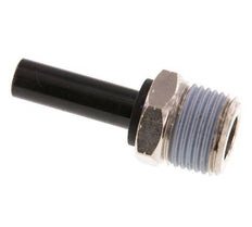 Racor de 8mm x 3/8'' NPT con rosca macho latón/PA 66 NBR [2 piezas]