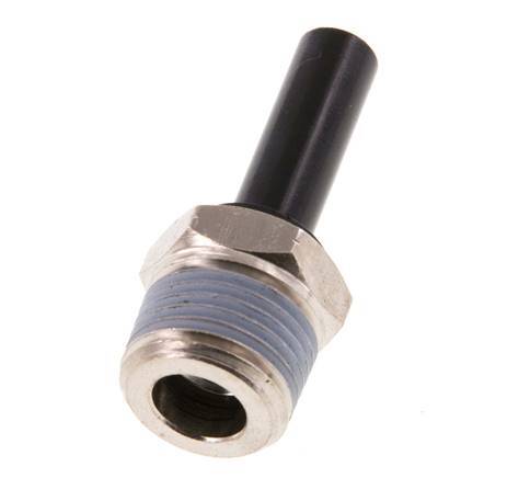 Racor de 8mm x 3/8'' NPT con rosca macho latón/PA 66 NBR [2 piezas]
