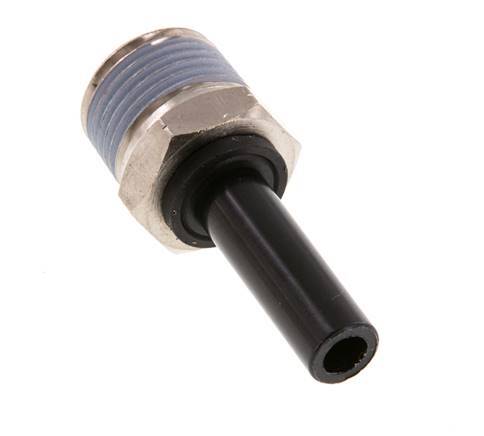 Racor de 8mm x 3/8'' NPT con rosca macho latón/PA 66 NBR [2 piezas]