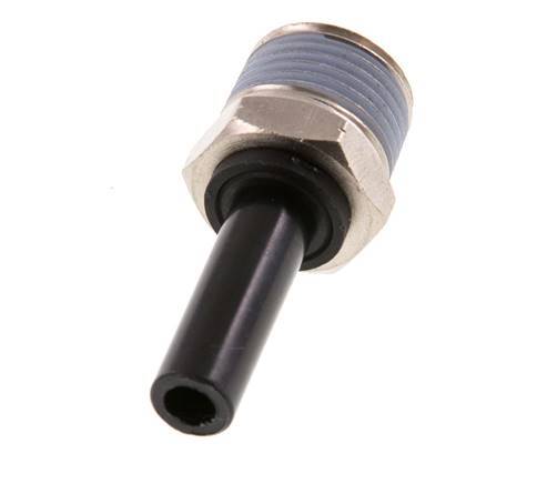 Racor de 8mm x 3/8'' NPT con rosca macho latón/PA 66 NBR [2 piezas]