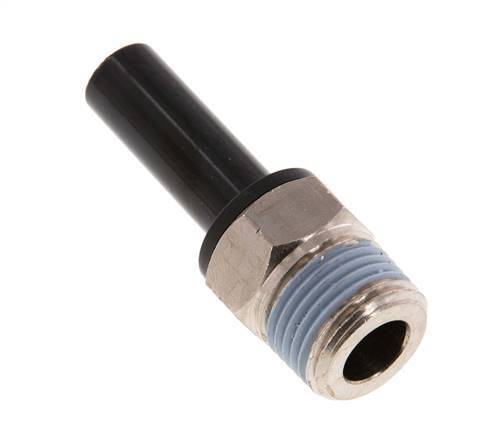 Racor de 10mm x 3/8'' NPT con rosca macho latón/PA 66 NBR [2 piezas]