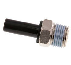 Racor de 12mm x 1/2'' NPT con rosca macho Latón/PA 66 NBR