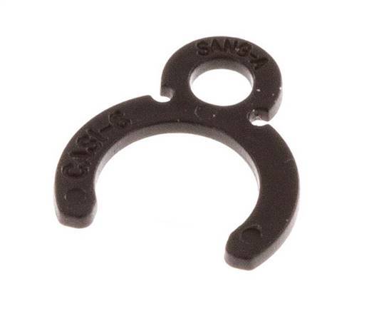 Clips de bloqueo de pinza de 6 mm para racores rápidos [50 unidades]