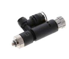 Regulador de presión neumático 4mm - M5 con manómetro