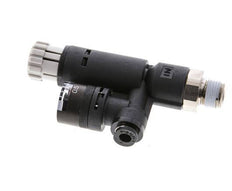 Regulador de presión neumático 4mm - R1/8'' con manómetro