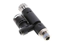 Regulador de presión neumático 4mm - R1/8'' con manómetro